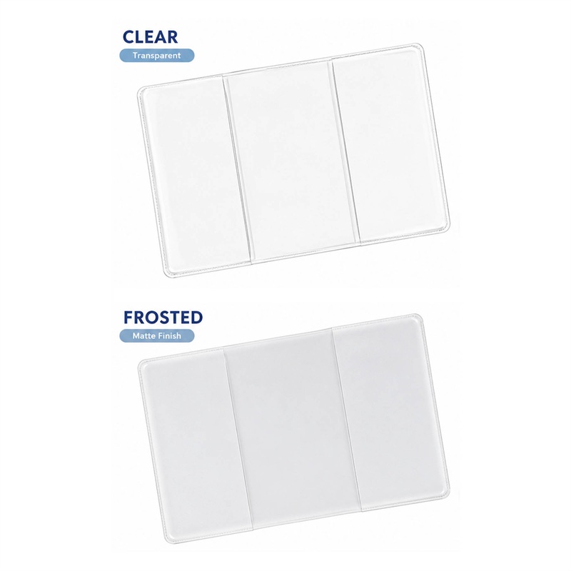 SMPZY055_B SMPZY055 Clear PVC Passport Cover