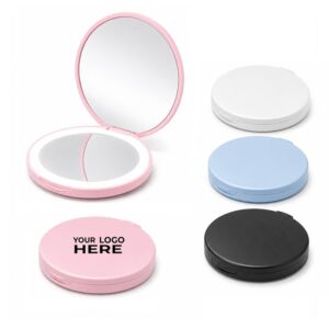 SMPZY057_L SMPZY057 2X LED Compact Makeup Mirror