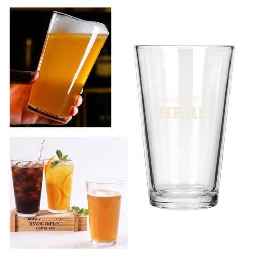 SMPSH094 16 oz Clear Pint Glass