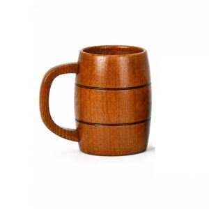 SMPSH100 12 oz Wooden Beer Viking Mug