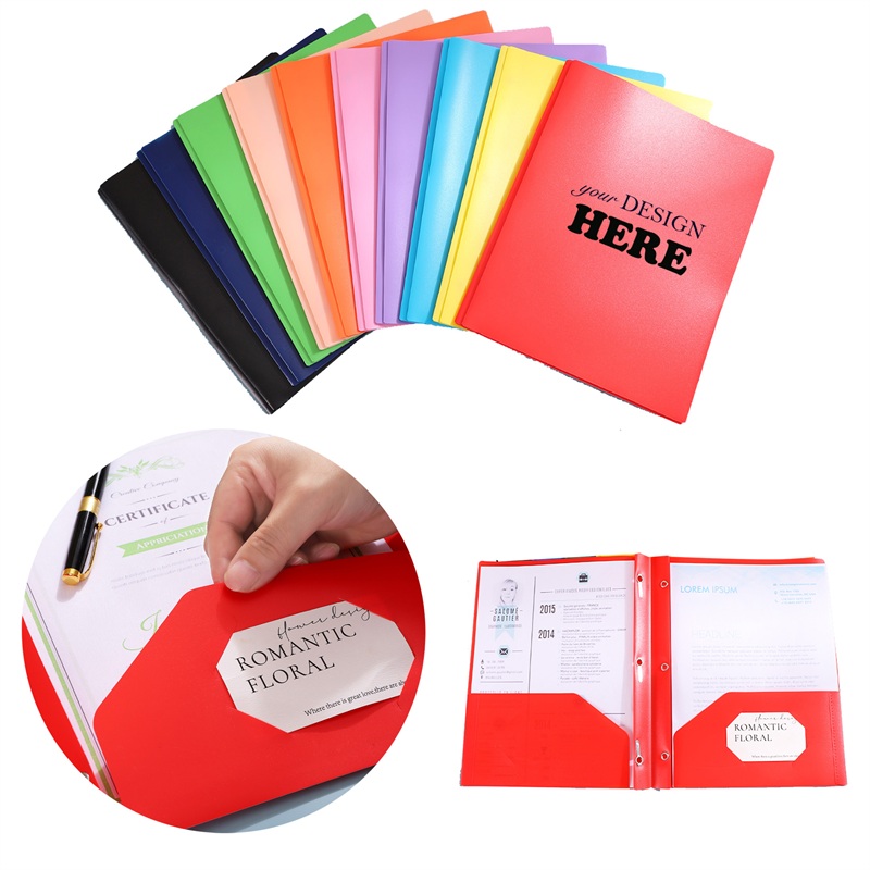 SMPSH101 Two-Pocket Poly Folder