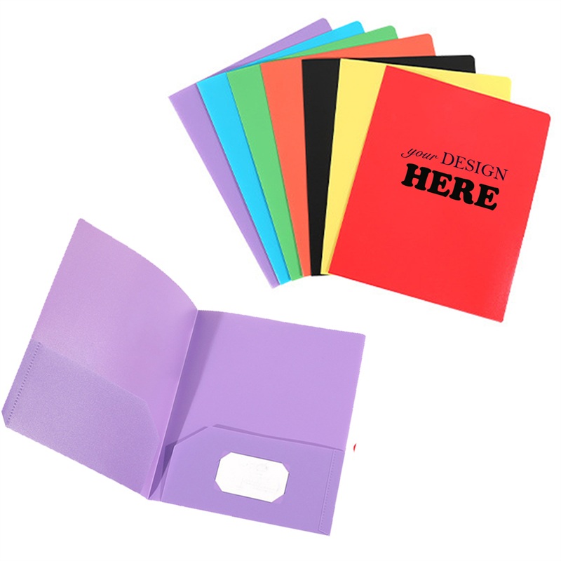 SMPSH102 Two-Pocket Poly Presentation Folder