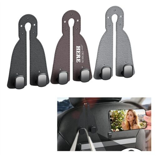 SMPSH105 Faux Leather Car Headrest Hook