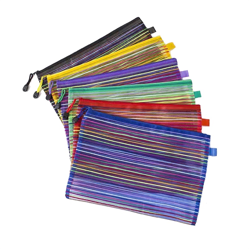 SMPSH107 A4 Mesh Zipper Document Pouch