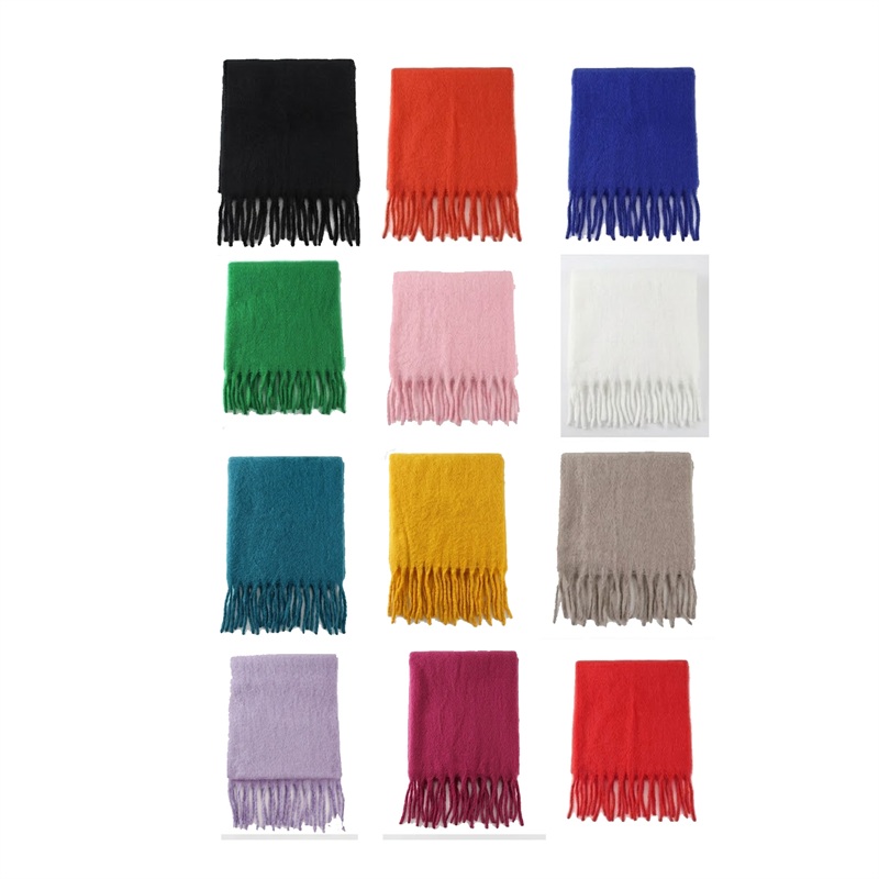 SMPSH112_B SMPSH112 Oversized Chunky Knit Scarf