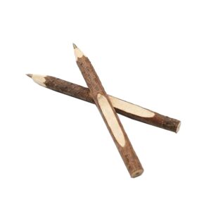 SMPSH127 Natural Wood Twig Ballpoint Pen