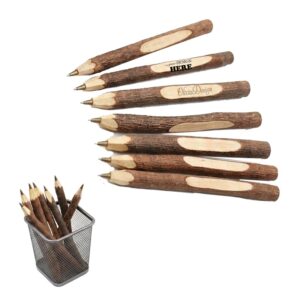 SMPSH127 Natural Wood Twig Ballpoint Pen