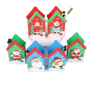 SMPSH140_B SMPSH140 Christmas Wooden Pen Holders