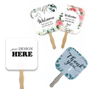 SMPSH155_L SMPSH155 Church Welcome Paper Fan