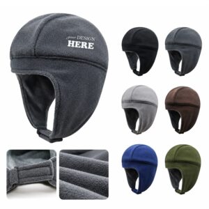 SMPSH176_L SMPSH176 Fleece Earflap Skull Cap