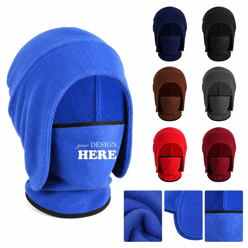 SMPSH178_L SMPSH178 Fleece Trapper Hat with Face Mask