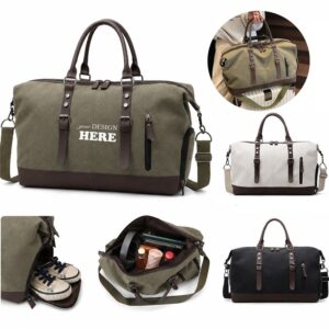 SMPSH179_L SMPSH179 Canvas Weekender Duffel Bag