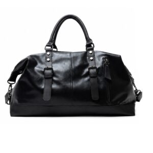 SMPSH180_B SMPSH180 PU Leather Weekender Duffel Bag