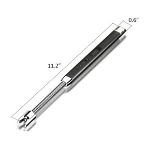 SMPSH188_B SMPSH188 Rechargeable Flexible Arc Lighter with LED Light