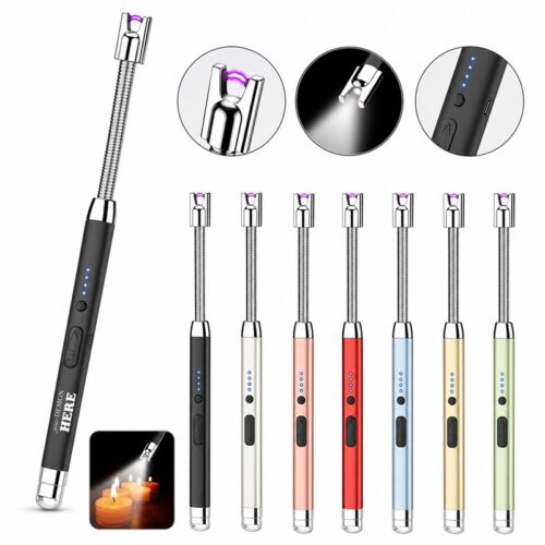 SMPSH188_L SMPSH188 Rechargeable Flexible Arc Lighter with LED Light