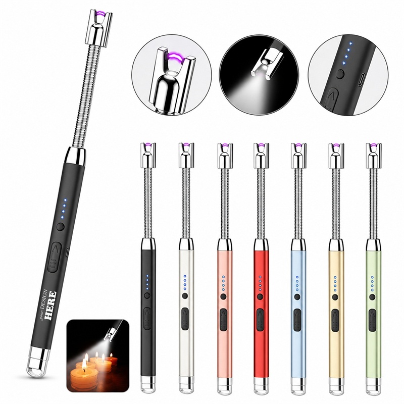 SMPSH188_L SMPSH188 Rechargeable Flexible Arc Lighter with LED Light