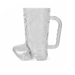 SMPSH194_B SMPSH194 18 oz Cowboy Boot Plastic Mug