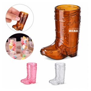 SMPSH195 Mini Cowboy Boot Plastic Shot Glass