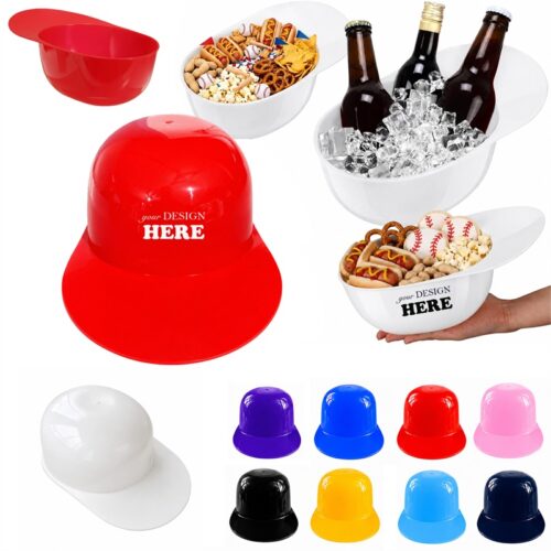 SMPSH206_L SMPSH206 50 oz Plastic Helmet Snack Bowl