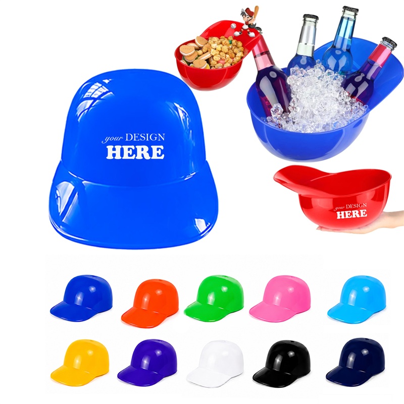 SMPSH207_L SMPSH207 68 oz Plastic Helmet Snack Bowl