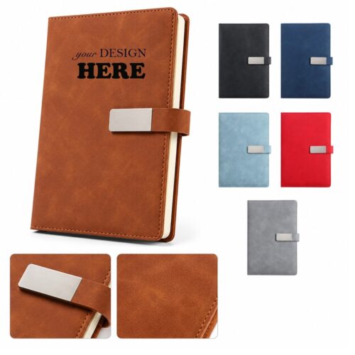 SMPSH213_L SMPSH213 A5 PU Leather Magnetic Closure Journal