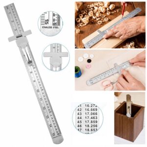 SMPSH215 6" Stainless Steel Woodworking Marking Gauge