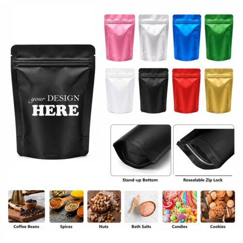 SMPSH222_L SMPSH222 4 x 6" Foil Stand Up Pouch