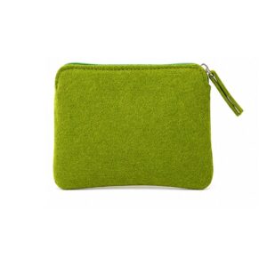 SMPSH229_B SMPSH229 Felt Zipper Coin Pouch