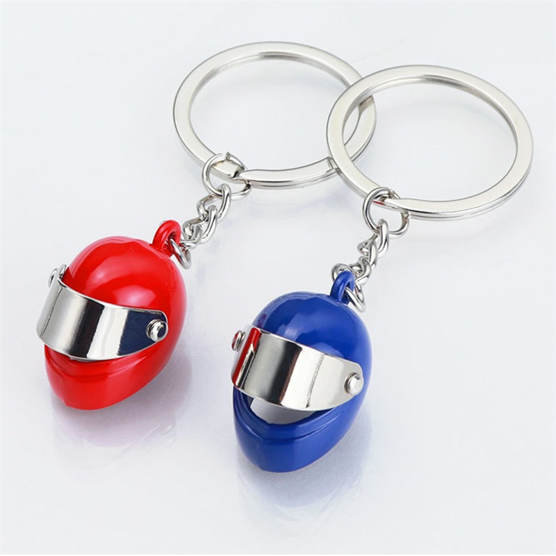 SMPSH236_B SMPSH236 Mini Racing Helmet Keychain