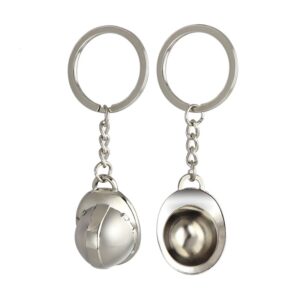 SMPSH237_B SMPSH237 Metal Hard Hat Key Chain