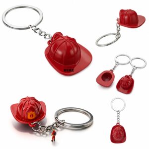 SMPSH238 Mini Firefighter Helmet Key Chain