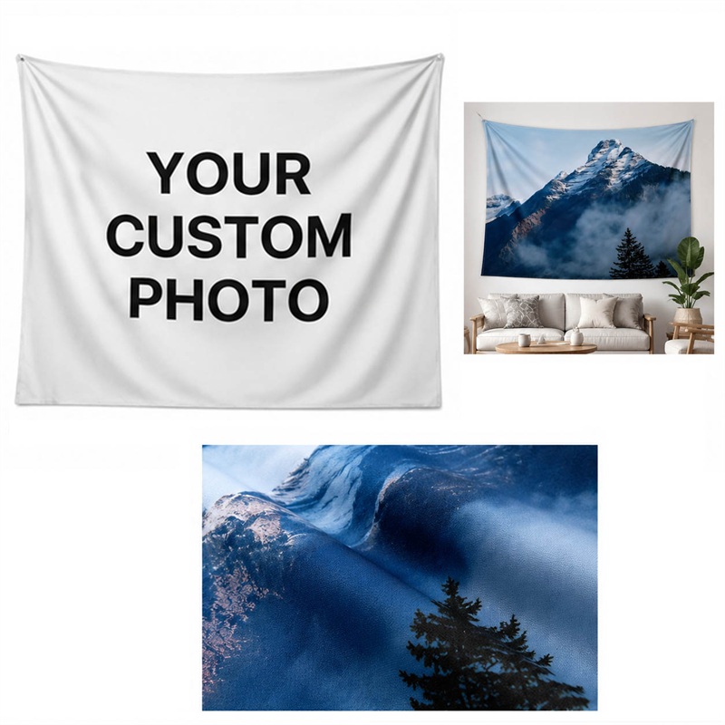 SMPSH241_L SMPSH241 50 x 60" Custom Polyester Wall Tapestry
