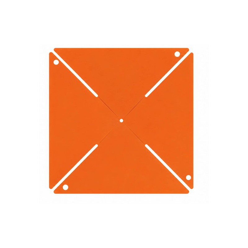 SMPSH247_B SMPSH247 Solid Color 4-Leaf Plastic Pinwheel