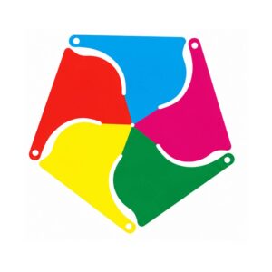 SMPSH248 5-Leaf Multicolor Pinwheel