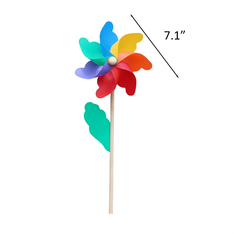 SMPSH253 Thick Plastic Rainbow Windmill