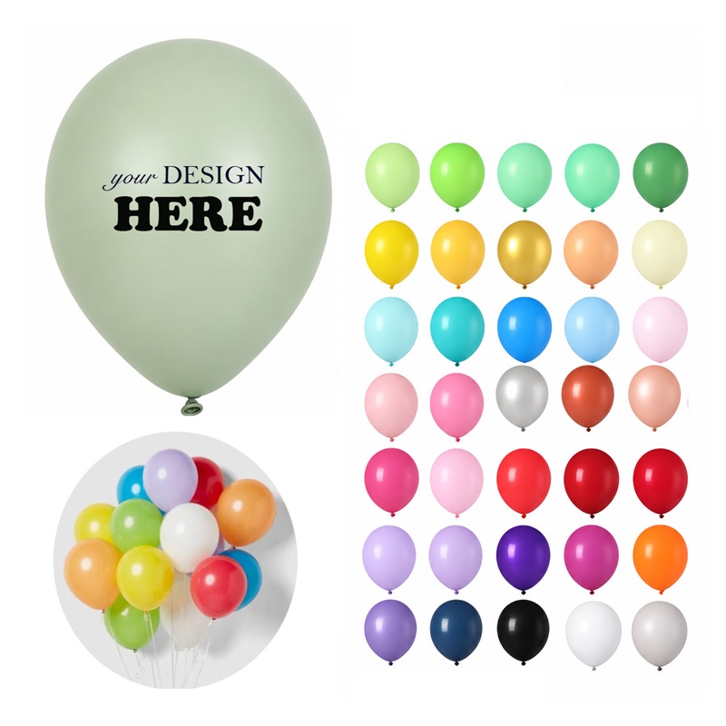 SMPSH256_L SMPSH256 12" Latex Balloons