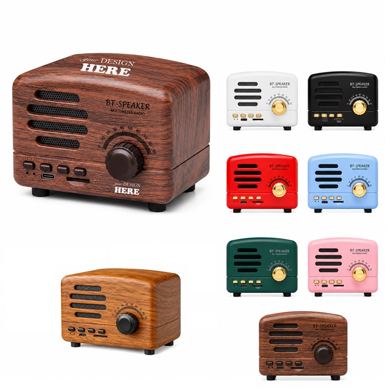 SMPSH264 Retro Wireless Radio Speaker