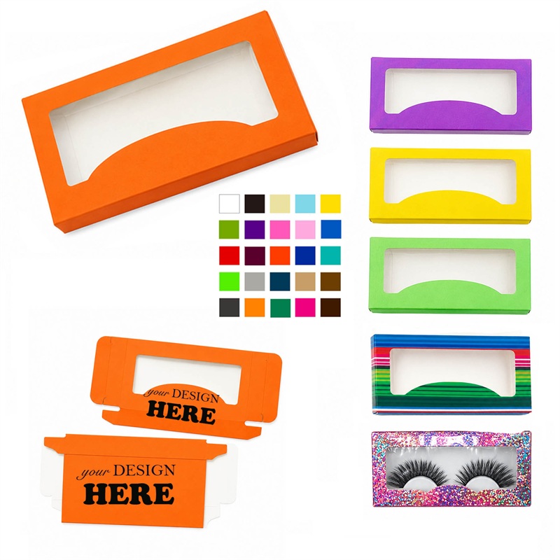 SMPSH273 Eyelash Packaging Paper Box with Clear Window