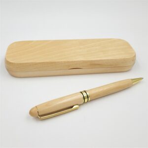 SMPSH288 Wood Ballpoint Pen w/ Hinged Case