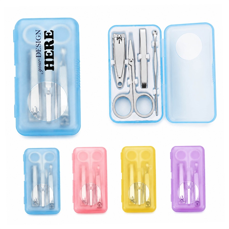 SMPSH289_L SMPSH289 4-Piece Manicure Set with Case