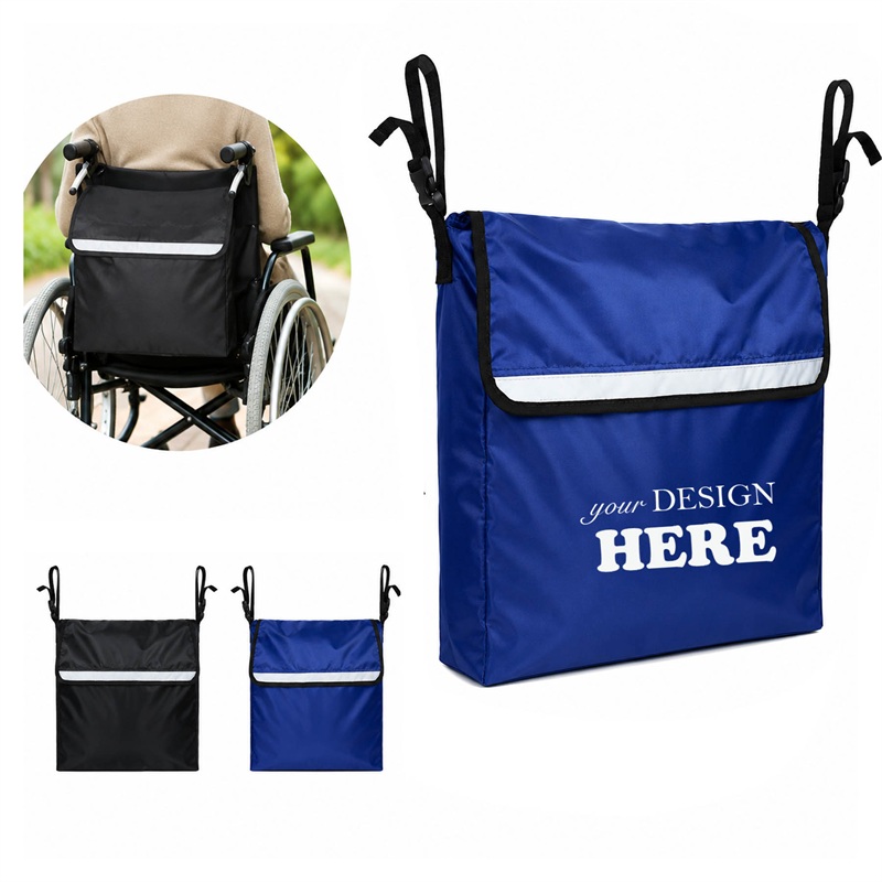 SMPSH290 Wheelchair Back Storage Bag with Reflective Strap