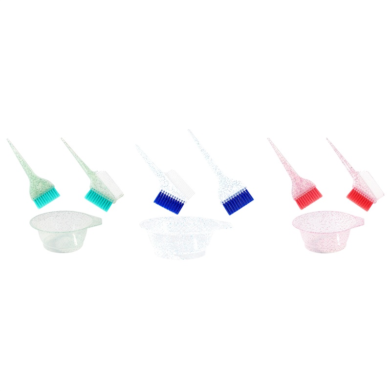 SMPSH297_B SMPSH297 3-Piece Hair Dye Bowl and Brush Set