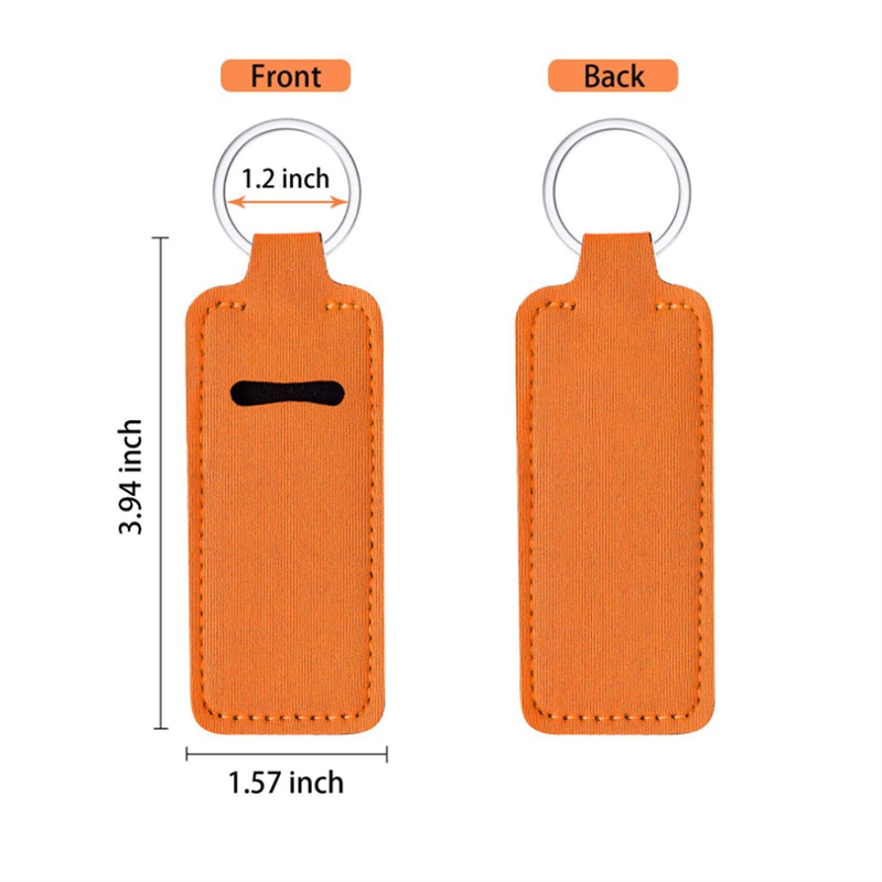 SMPSH301_B SMPSH301 Neoprene Lip Balm Holder w/ Keyring