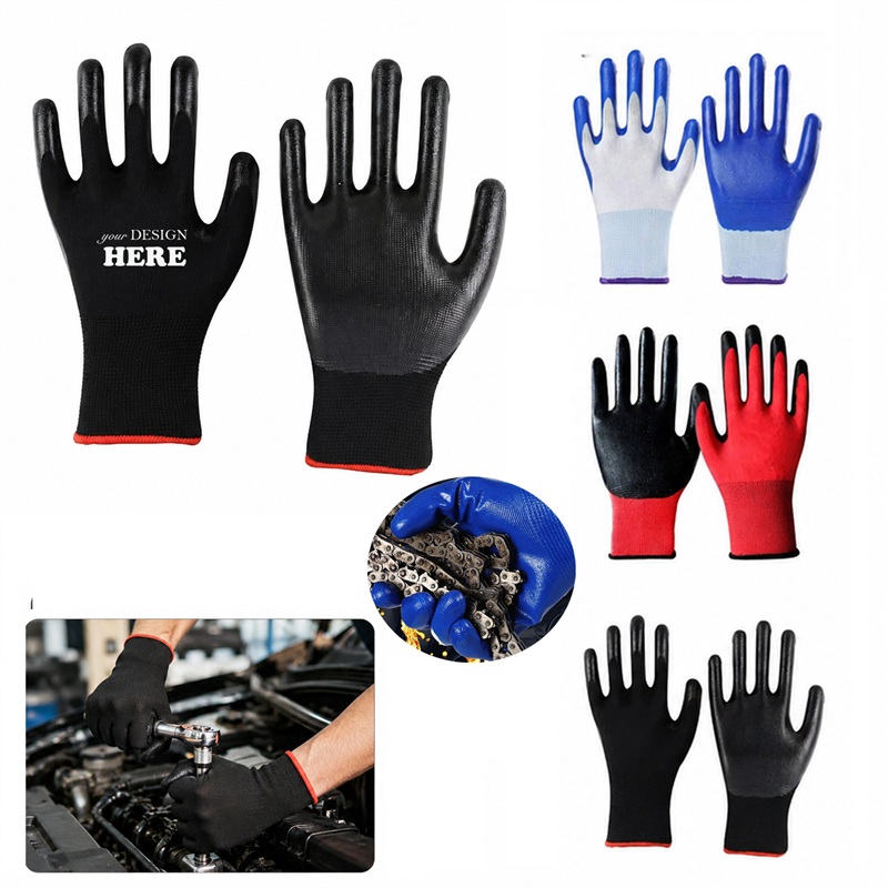 SMPSH323 Nitrile Coated Nylon Work Gloves