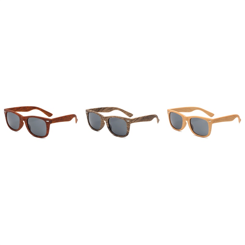 SMPSH324_B SMPSH324 Wood-Grain Sunglasses