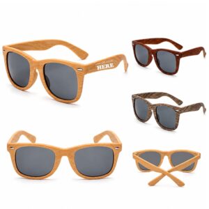 SMPSH324_L SMPSH324 Wood-Grain Sunglasses