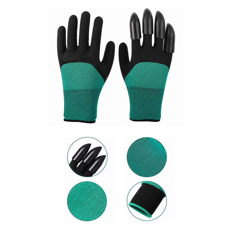 SMPSH327 Garden Digging Gloves w/ Claws