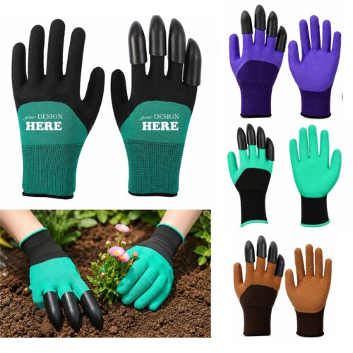 SMPSH327 Garden Digging Gloves w/ Claws