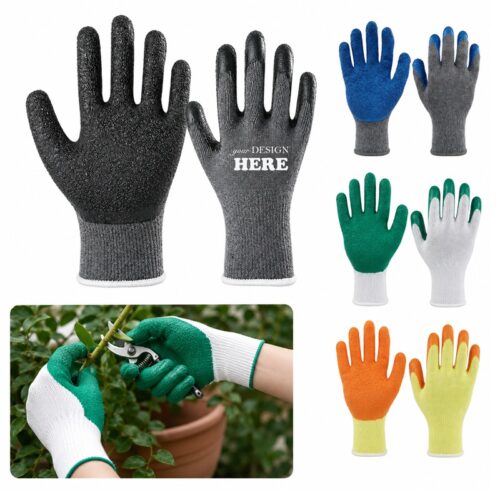 SMPSH328 Latex Coated Knit Work Gloves