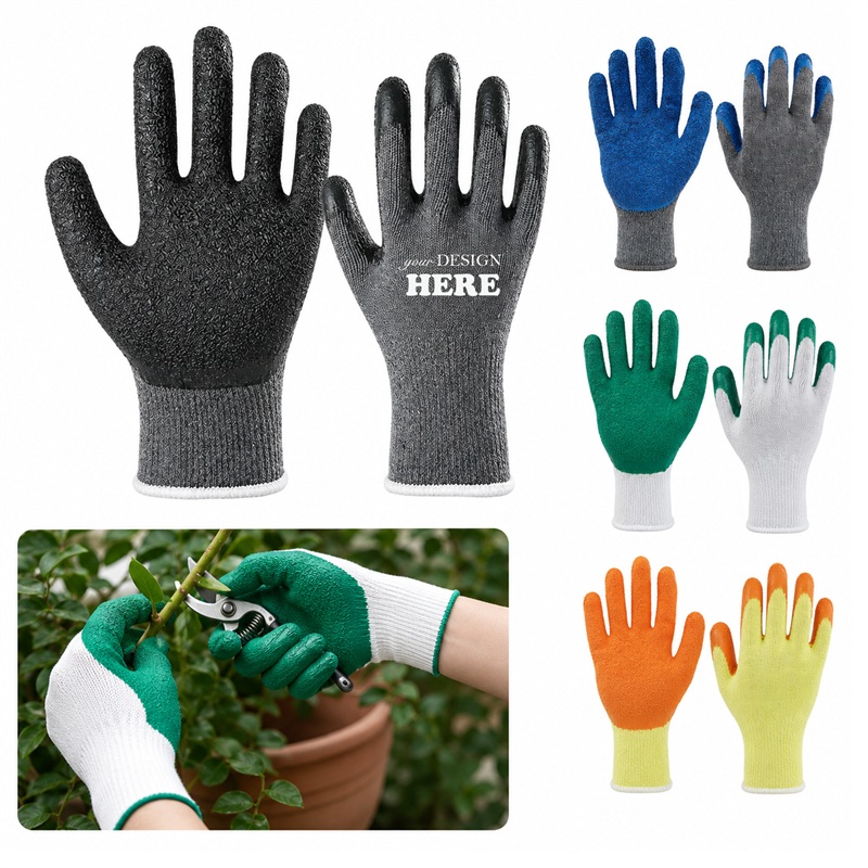 SMPSH328_L SMPSH328 Latex Coated Knit Work Gloves